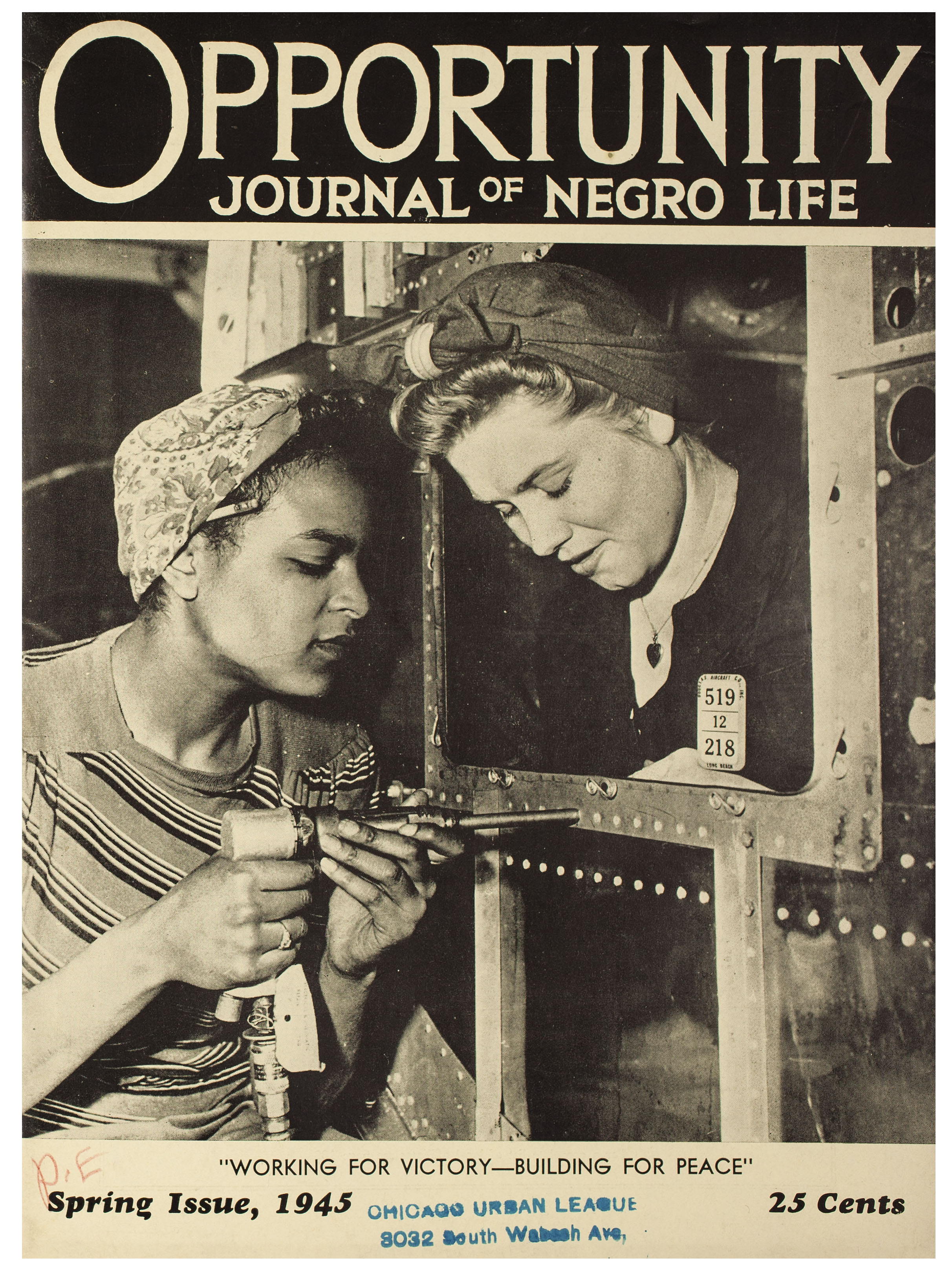 Opportunity Journal of Negro Life